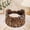 Coffee, variant on Womens Bandanas Wide Extra Large Turban Wrap Non Slip Sport Workout Headbands for Women Orange One Size