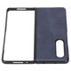 thumbnail image 3 of Funda protectora de cuero para teléfono inteligente a prueba de golpes para Samsung Galaxy Z Fold 3 Azul, 3 of 5