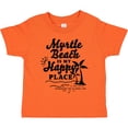 thumbnail image 3 of Inktastic Myrtle Beach is My Happy Place with Palm Trees Boys or Girls Toddler T-Shirt, 3 of 5