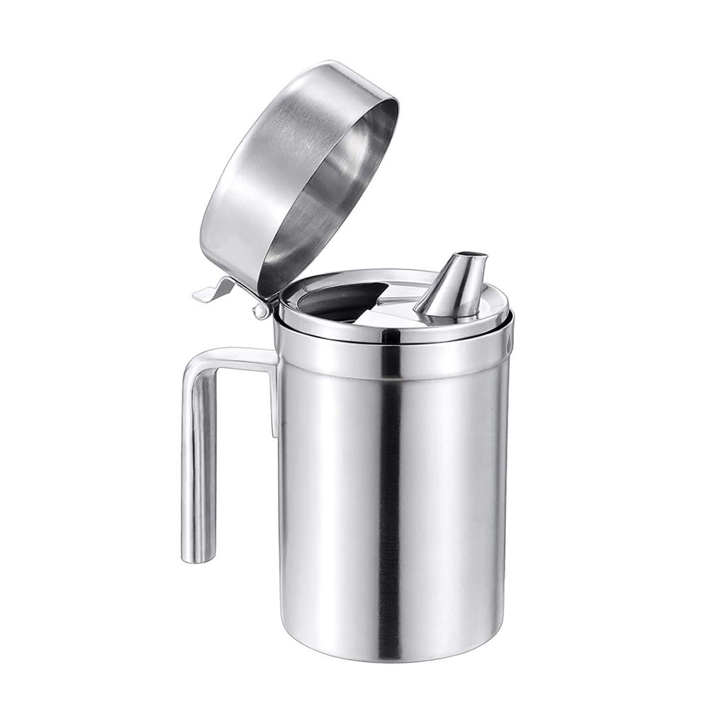 Stainless Steel Oil Can Sesame Oil Bottled Oil Can Household Oil Drum