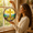 Cross & Mountain, variant on Cross-b Stained Glass Sun Catcher 8 Inch Indoor Home Decor
