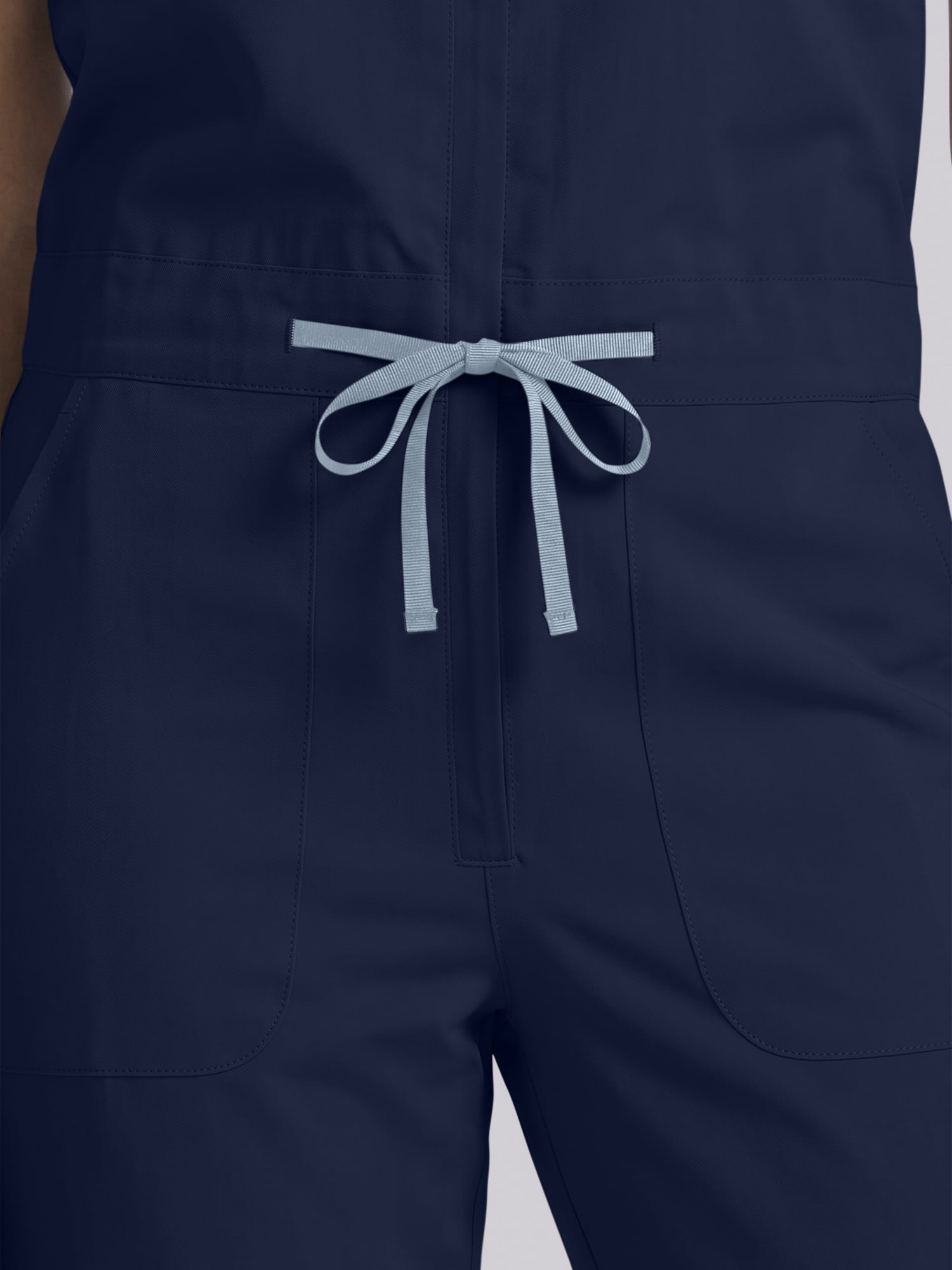 Scrubstar Ultimate Women’s Antimicrobial Drawstring Straight Leg Scrub Jumpsuit, Sizes XS–2XL