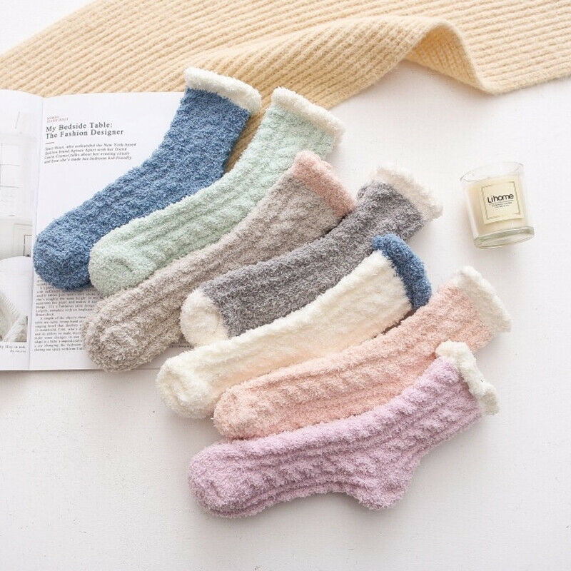 baby girl fluffy socks
