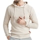 thumbnail image 1 of Sudadera con capucha para hombre Suéter con capucha de punto sólido de manga larga Pompotops  oipoqjl15114, 1 of 6