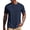 Navy Blue, variant on COOFANDY Mens Henley Shirts Short Sleeve Casual Button Textured T Shirt Basic Soild Tee Henley Summer Top
