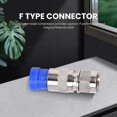 thumbnail image 3 of 50pcs Rg6 Compression Connectors Coaxial Cable Waterproof Connection F Compression Connector Rg6 Co, 3 of 5