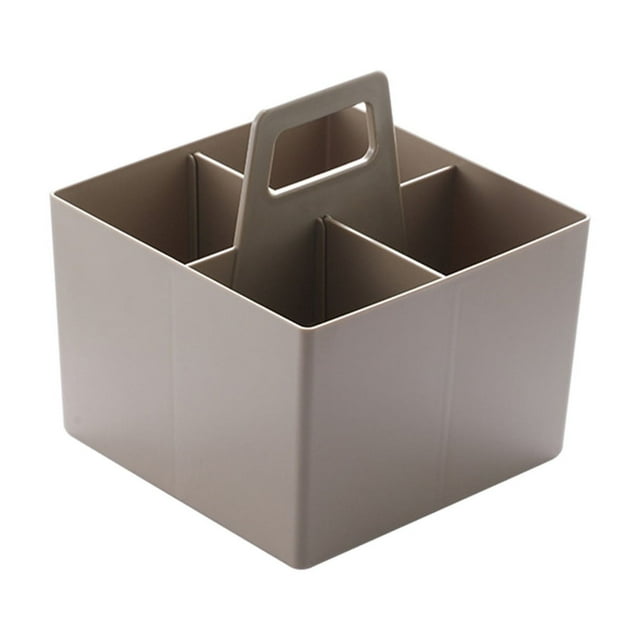 Panier à Main Carré Dortoir Maison Panier de Rangement Panier de Rangement Empilable Boîte de Rangement de Tiroir de Bureau avec Cloison