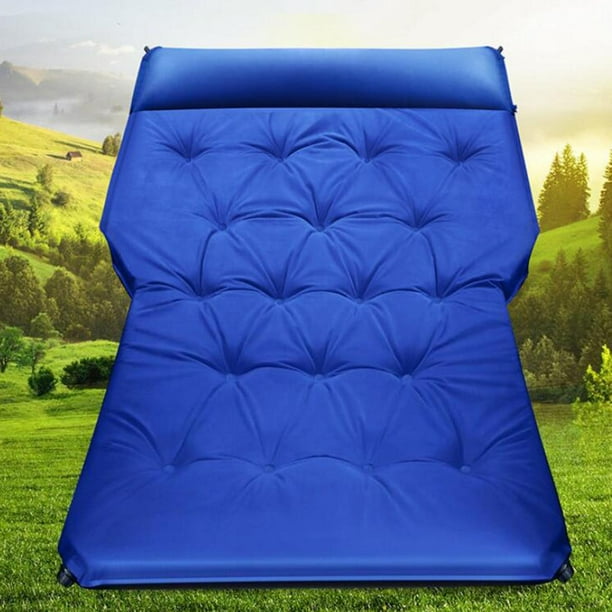 Multi Purpose SUV Automatic Air Mattress Self Inflatable Car Mattress for Tent Camping Protecting Edge Thickened Waterproof Blue Walmart