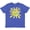 Retro Heather Royal, variant on I Love my Pappy- sun and rainbow letters Youth T-Shirt