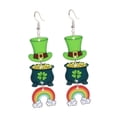 thumbnail image 3 of Pendientes de joyas de pendientes de St Pendientes acrílicos para la fiesta de Navidad del club Estilo a, 3 of 8