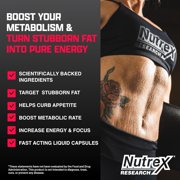 Nutrex Lipo-6 Black Fat Burner, Energy and Appetite Control 120 Capsules