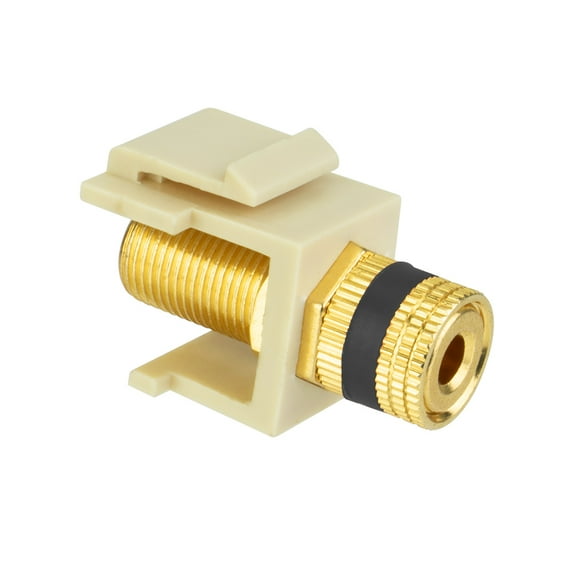 Skywalker Keystone Audio Binding Post Insert (Black Band, Ivory)