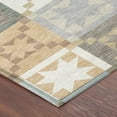 thumbnail image 2 of Addison Rugs Chantille Indoor/Outdoor Transitional Patchwork Ivory Machine Washable Rectangle Rug, 3' x 5', 2 of 6
