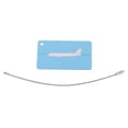 thumbnail image 4 of 5pcs aleación de aluminio equipaje de viaje equipaje maleta etiqueta de la tarjeta de identificación (azul), 4 of 8