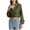 Green, variant on Womens Jackets Fall Lapel Cropped Jacket With Belt Solid Slim Double Breasted Short Trench 2025 Trendy Outfits