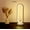 White, variant on Senya Small LED Table Lamp,Modern Nightstand Lamps,Oval Desk Lamp,3 Color temperatures & Dimmable