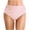 Light Pink, variant on Women's Tummy Control Swim Bottoms Summer Beach High Waist Pleated Swim Trunks Double Layered Triangle Swimsuit Bathing Suit Bottoms Khaki XL