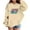 1#Khaki361, variant on Byoo Toddler Girls Sweatshirt Oversize 67 Number Graphic Full Sleeve Pullover Hoodie Top Casual Comfort Shirt for Kids