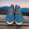 thumbnail image 1 of New Balance Men 13 D Blue Running Shoes MO70BO 70V1 Sup Trail Sneakers, 1 of 6