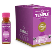 Temple Turmeric, Red Ginger Immunity Wellness Shot, 12 Ct