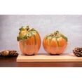 thumbnail image 2 of Ceramic Orange Pumpkin Salt and Pepper Shakers  Mom, 2 of 3