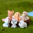 thumbnail image 1 of Naierhg Cartoon Dog Miniature Landscape Decoration Resin Crafts Ornament Accessory, 1 of 8