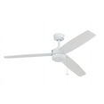 thumbnail image 4 of Prominence Home Journal 52" White Modern Indoor Outdoor Ceiling Fan with 3 Blades, Pull Chain & Reverse Airflow, 4 of 8