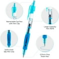 thumbnail image 2 of 8 Pcs Multicolor Gel Pens, 0.7mm Colored Retractable Pens Medium Point, Quick Dry Gel Ink Pens Bulk Smooth Writing with Soft Anti-Slip Grip for Journaling Office Supplies School Women Men, 2 of 6