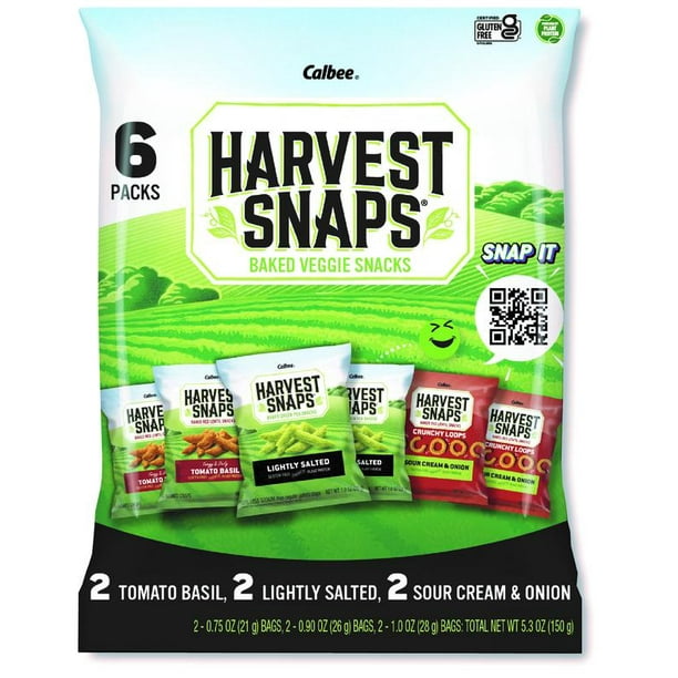 Harvest Snaps Variety Pack 6 Pack 5.3 oz