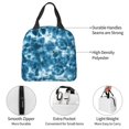 thumbnail image 4 of Easygdp Blue Tie Dye Bolsa Térmica Premium - Tela Oxford Impermeable, Gran Capacidad, Bolsillo Frontal, Unisex para Trabajo, Escuela, Actividades al Aire Libre y Picnics, 4 of 8