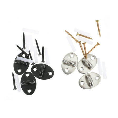 NIYANGLE 6pcs Projector Screen Hanger Top-mounted Silver for Living Room Items