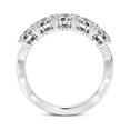 thumbnail image 3 of IGI Certified Oval Shape Lab Grown Diamond Anniversary Band Ring For Women | 5 Stone 5 CT TW In 14K White Gold | FG-VS1-VS2 Quality Serafina Friendly Diamonds Band Ring, 3 of 5
