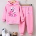 thumbnail image 2 of Gubotare Girls Fall Outfits 2 Piece Toddler Baby Girl Clothes Fall Outfits Sweatshirt Top Pants Set for Girls Size 7-8 (Light Pink,7-8 Years), 2 of 4