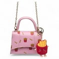 thumbnail image 3 of Willow  Ruby Girls' French Fry Print Mini Top Handle Crossbody Bag for Kids (Youth), 3 of 6