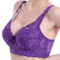 thumbnail image 2 of Ropa interior fina de copa completa, sujetador pequeño de talla grande, sujetador de encaje ajustable inalámbrico para mujer, cubierta de pecho, copa BCD, sujetadores de encaje de talla grande Tan Jianjun unisex, 2 of 2