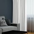 thumbnail image 4 of Whisper White Solid Cotton Blackout Curtain (1 Panel), Whisper White, 50W X 108L, 4 of 11