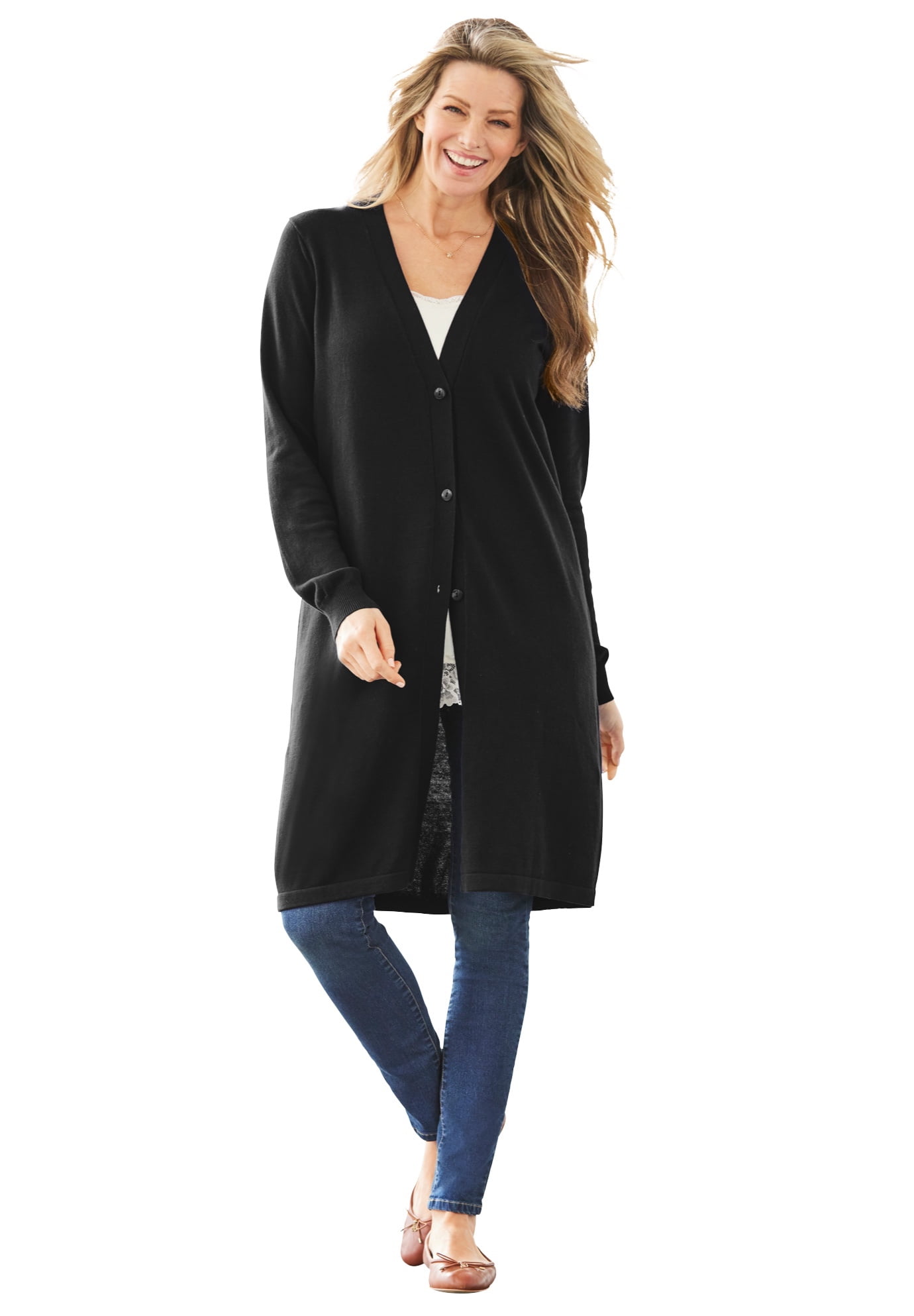 Woman Within Woman Within Women's Plus Size Perfect Cotton Duster