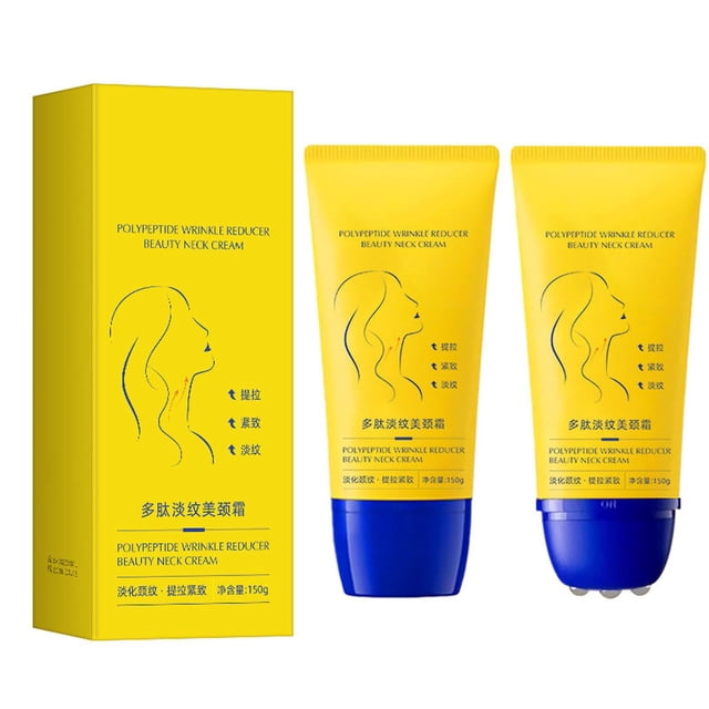 Crema Reafirmante para Cuello con Péptidos, Reafirmante y Reafirmante, Reduce La Papada (150 G)