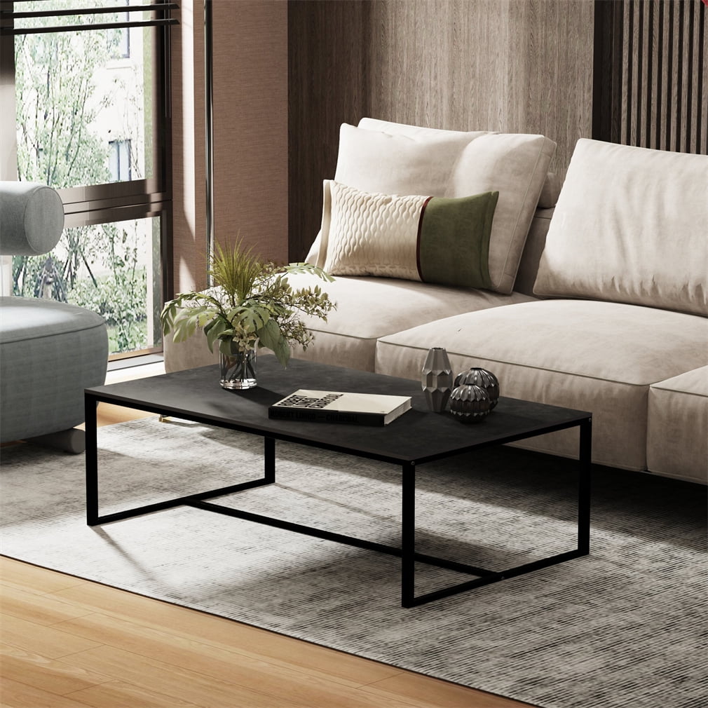 Wisfor Sintered Stone Rectangle Coffee Table Living Room
