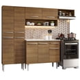 thumbnail image 1 of Cocina Integral 229cm Con Tarja Emilly Madesa 12 Marrón, 1 of 10
