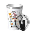 thumbnail image 2 of PAYOHTO Kawaii Animals Cute Insulated Stainless Steel Tumbler 12 oz Thermos Come with Straw Kids Leak-Proof Travel Mug Cup, 2 of 7