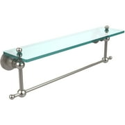 Astor Place 22" Glass Vanity Shelf with Integrated Towel Bar (Build to Order)