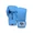 SKY BLUE, variant on Authentic Series A1 Pro Boxing Gloves by Fadi Sports - Genuine Matte Cowhide Leather - Black 12 oz