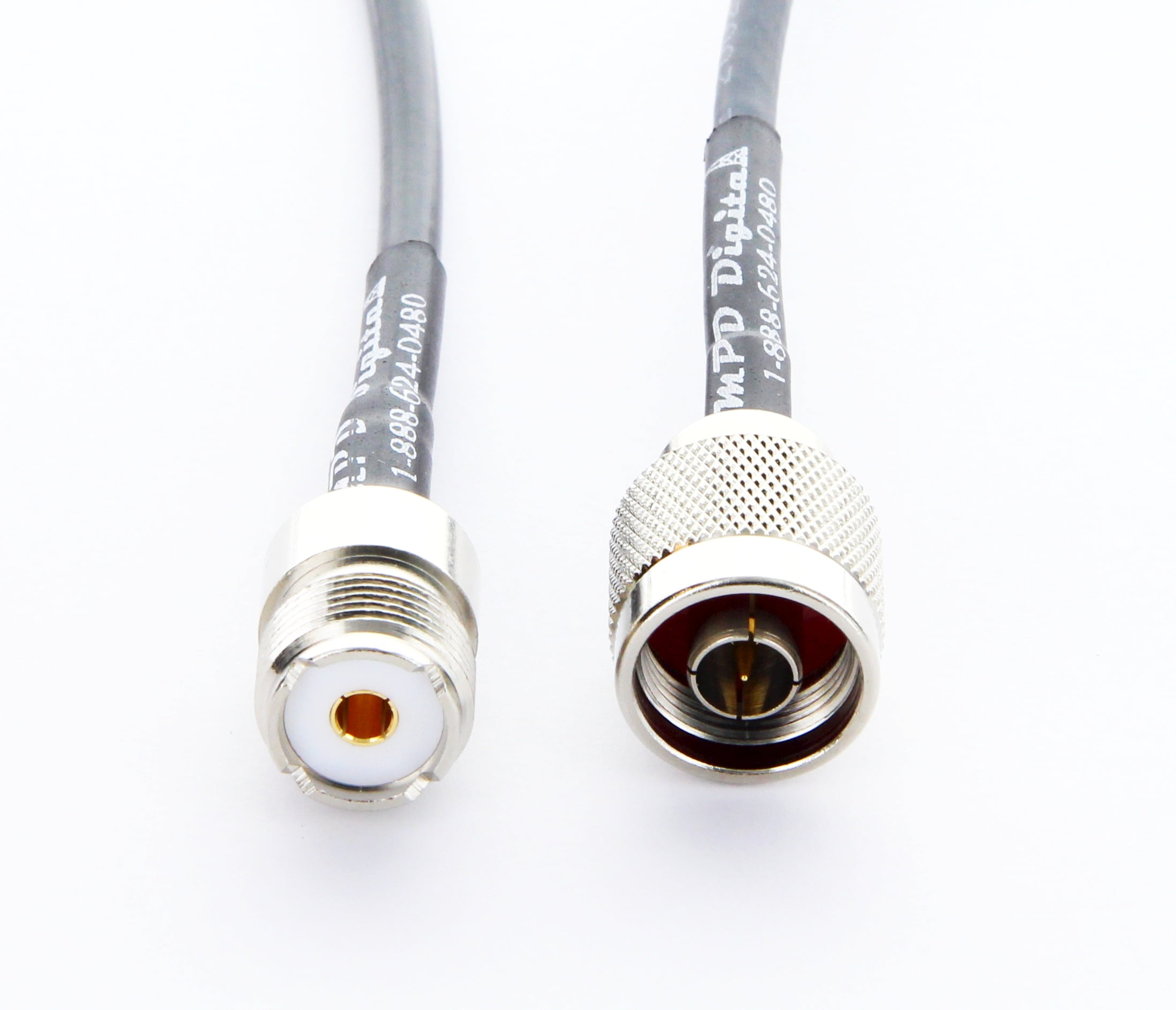 MPD Digital RG58 MILC17 RF Coaxial Cable with N Male to UHF Female