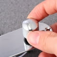 thumbnail image 4 of Guitar Control Plate ChromePlated Metal for Electric Guitars with PreConnected Lines Silver Size 1, 4 of 8