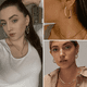 thumbnail image 2 of Pares Aretes Mujer Oro Pendientes Joyeria Largo Broquel, Color Dorado y Blanco 54 pares, 2 of 4
