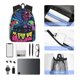 thumbnail image 4 of Easygdp Neon Graffiti Urban Art Mochila Casual para Portátil, Mochila para Escuela, Viajes, Negocios, 4 of 6