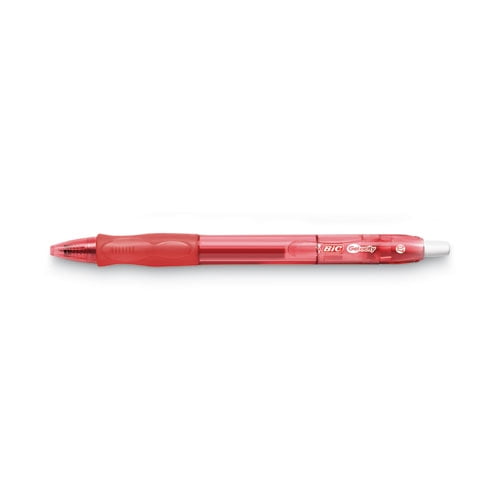 Gel-Ocity Gel Pen, Retractable, Medium 0.7 Mm, Red Ink, Translucent Red Barrel, Dozen | Bundle of 5 Dozen