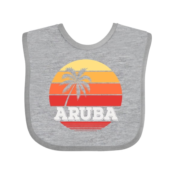 Inktastic Aruba Vacation Boys or Girls Baby Bib