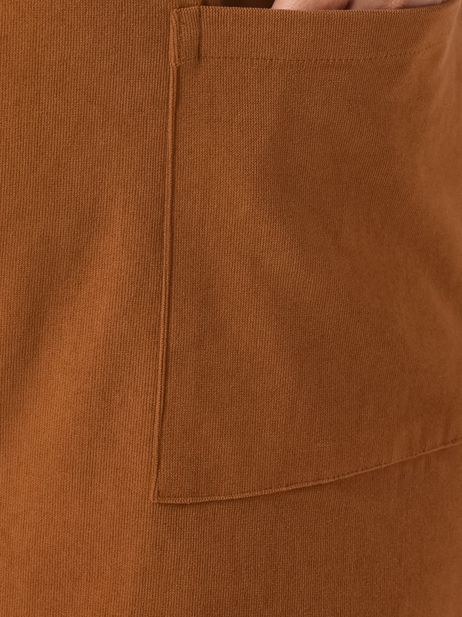 DARING DIVA Women's Plus Corduroy Overalls Casual Jumpsuit with Pockets 2X Caramel